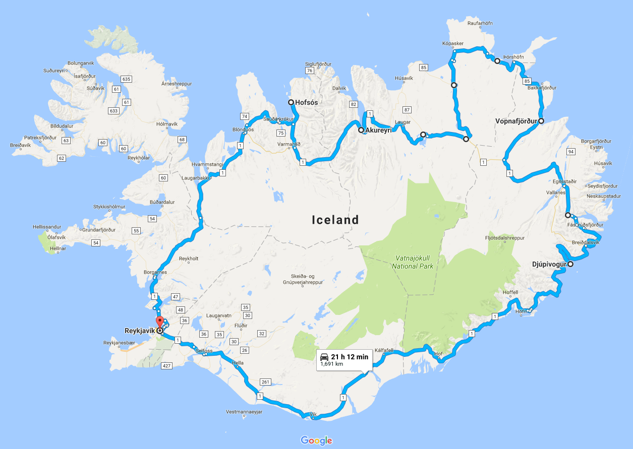 Road Trip Around Iceland  Summer  Tiny Iceland